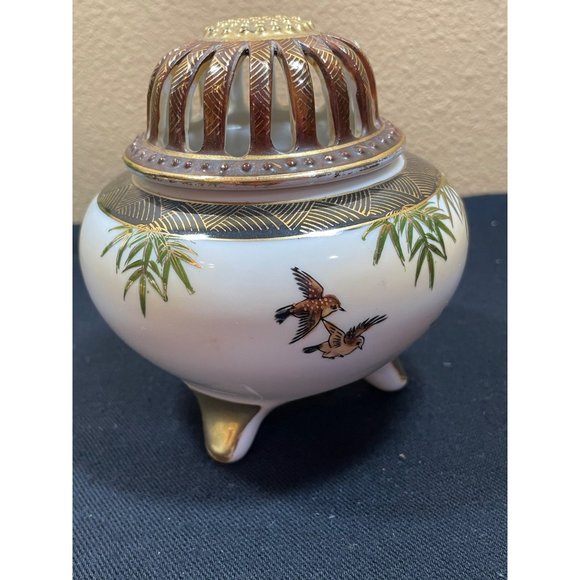 Vintage Japan Candsrea Hand Painted Incense Burner - Picture 1 of 14
